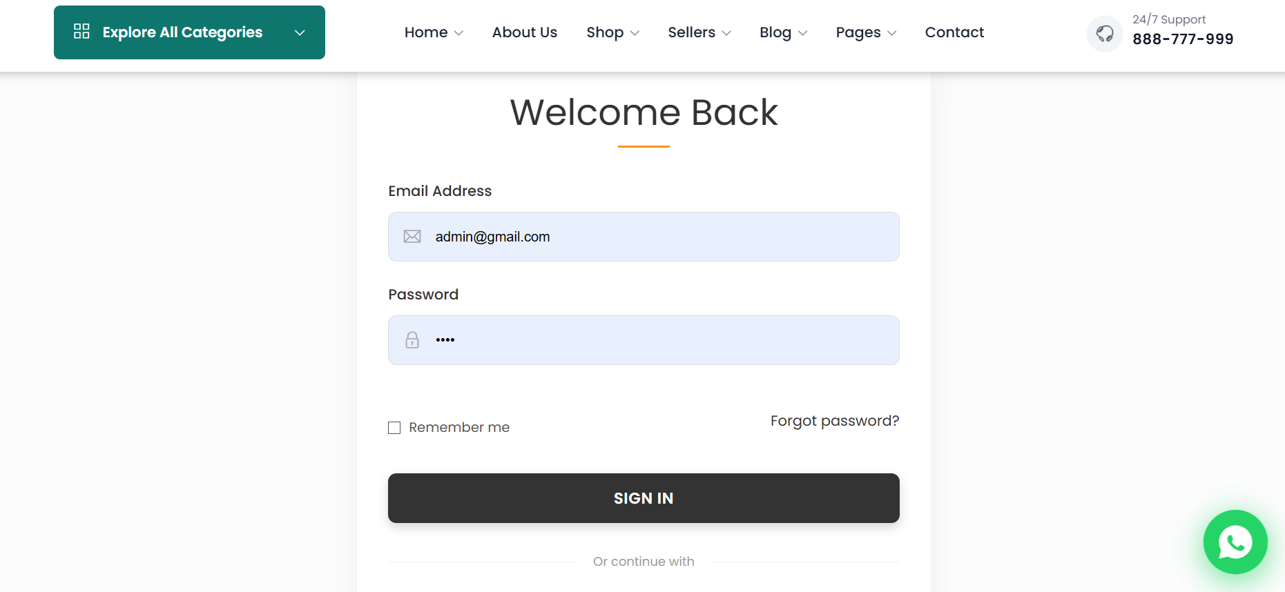 Free Ecommerce website With All Functionality
